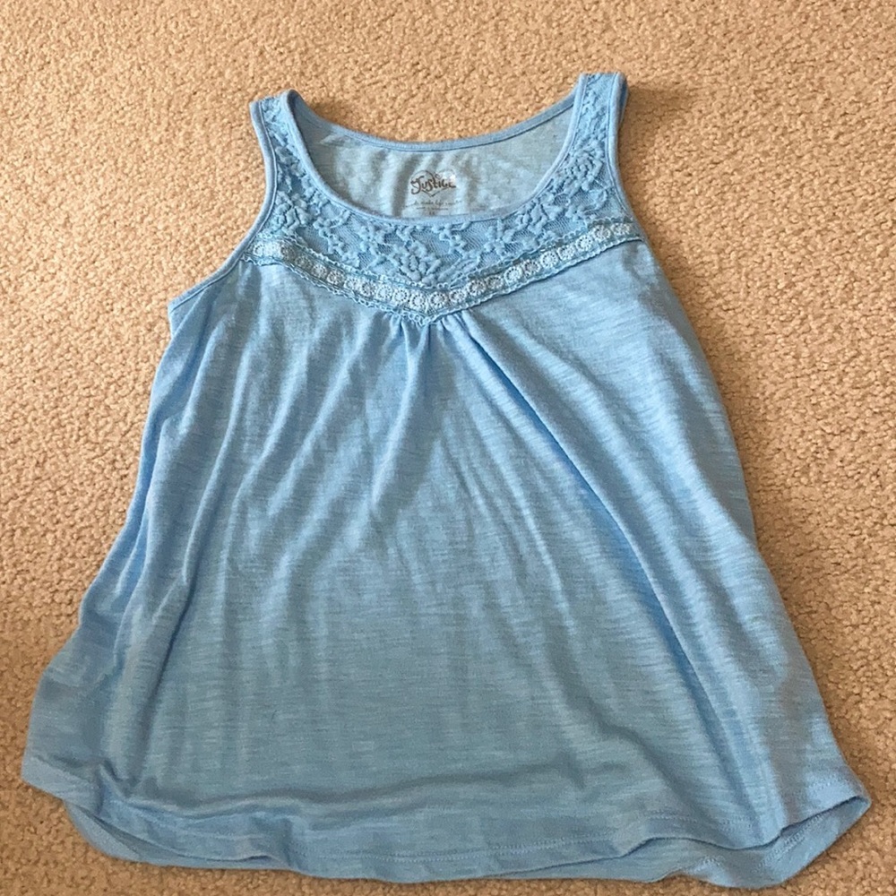 Blue tank top
